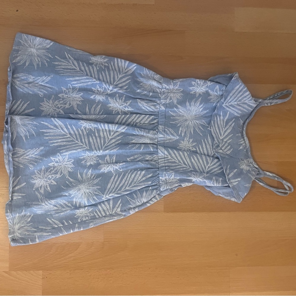 Crazy 8 Blue and White Floral Kids Dress